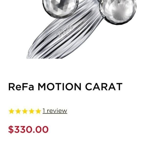 ReFa CARAT ✦ Platinum Roller ✦ Waterproof Face & Body Tool w/ Solar Microcurrent - Picture 16 of 16